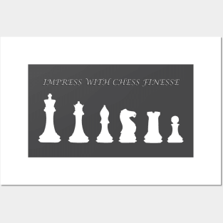 Chess Slogan - Impress with Chess 1 Posters and Art